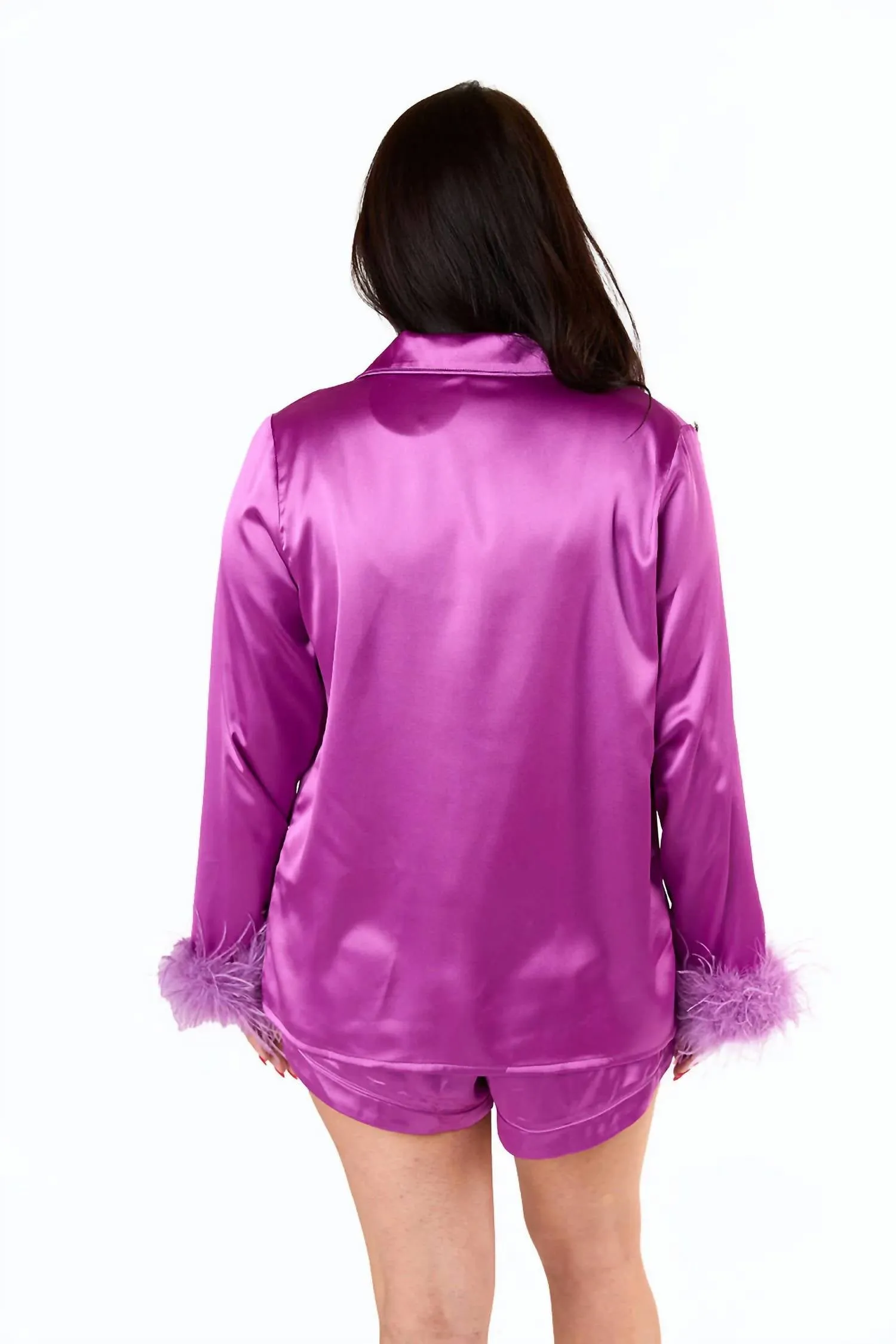 Prescott Pajama Top In Purple