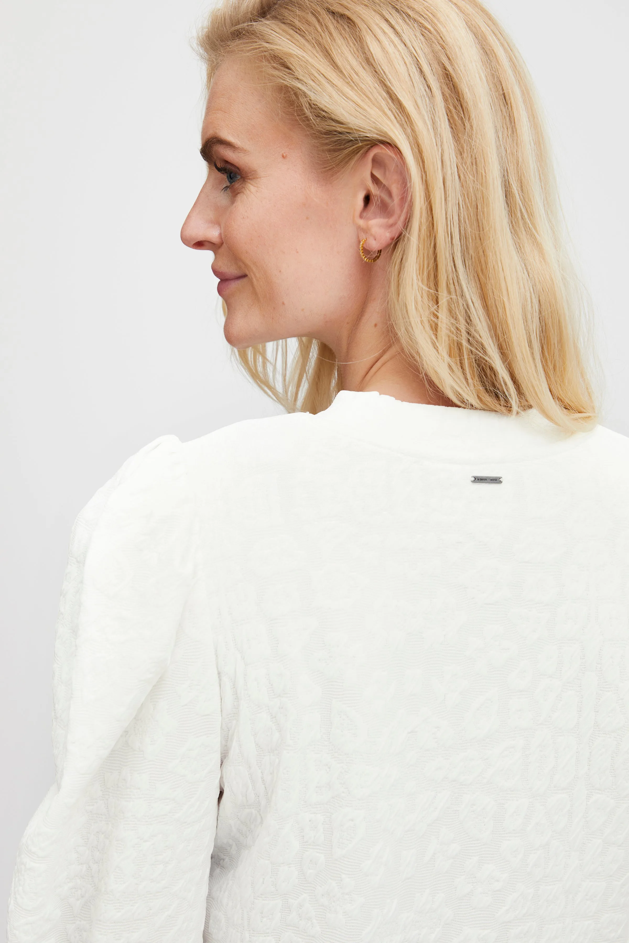 Pulz Aster Blouse PZASTER in Cloud Dancer