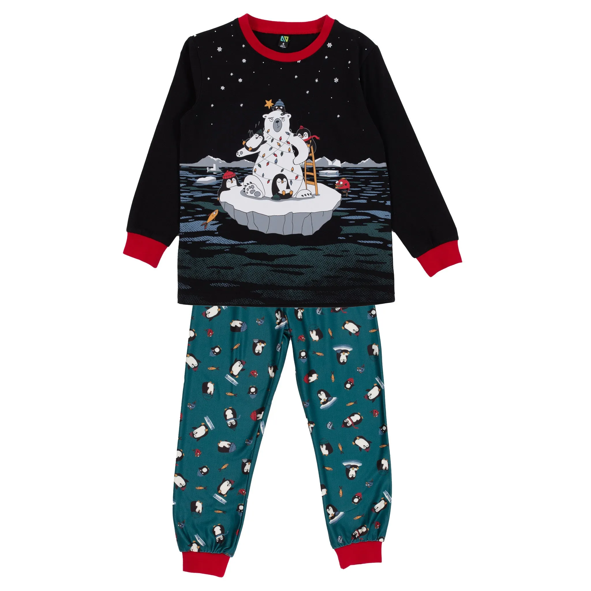 Pyjama des fêtes Ours sur la banquise F24P07