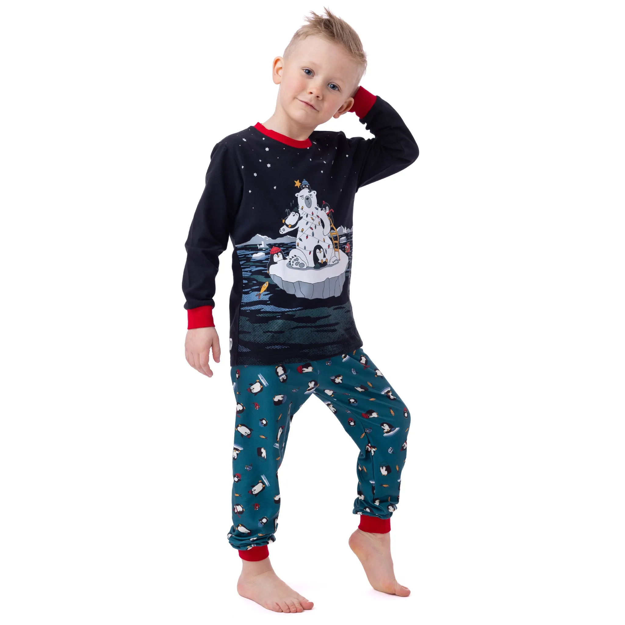 Pyjama des fêtes Ours sur la banquise F24P07
