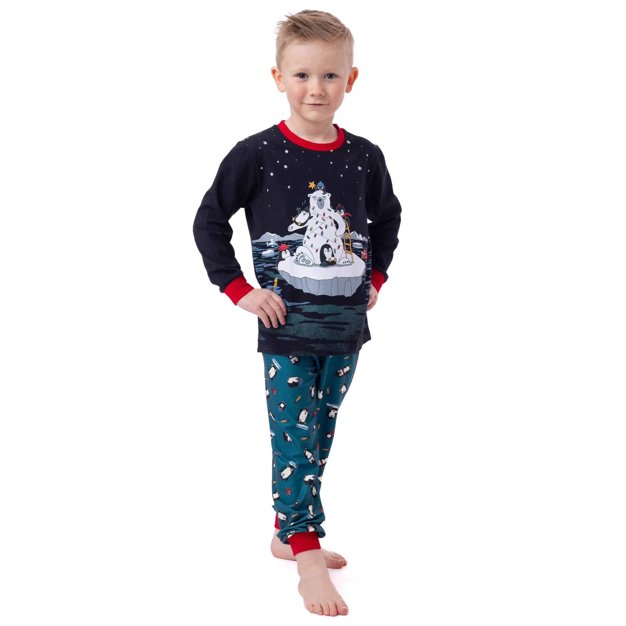 Pyjama des fêtes Ours sur la banquise F24P07