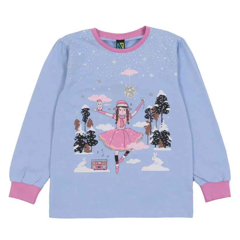 Pyjama Enfant Ballerine Lilas F24P54