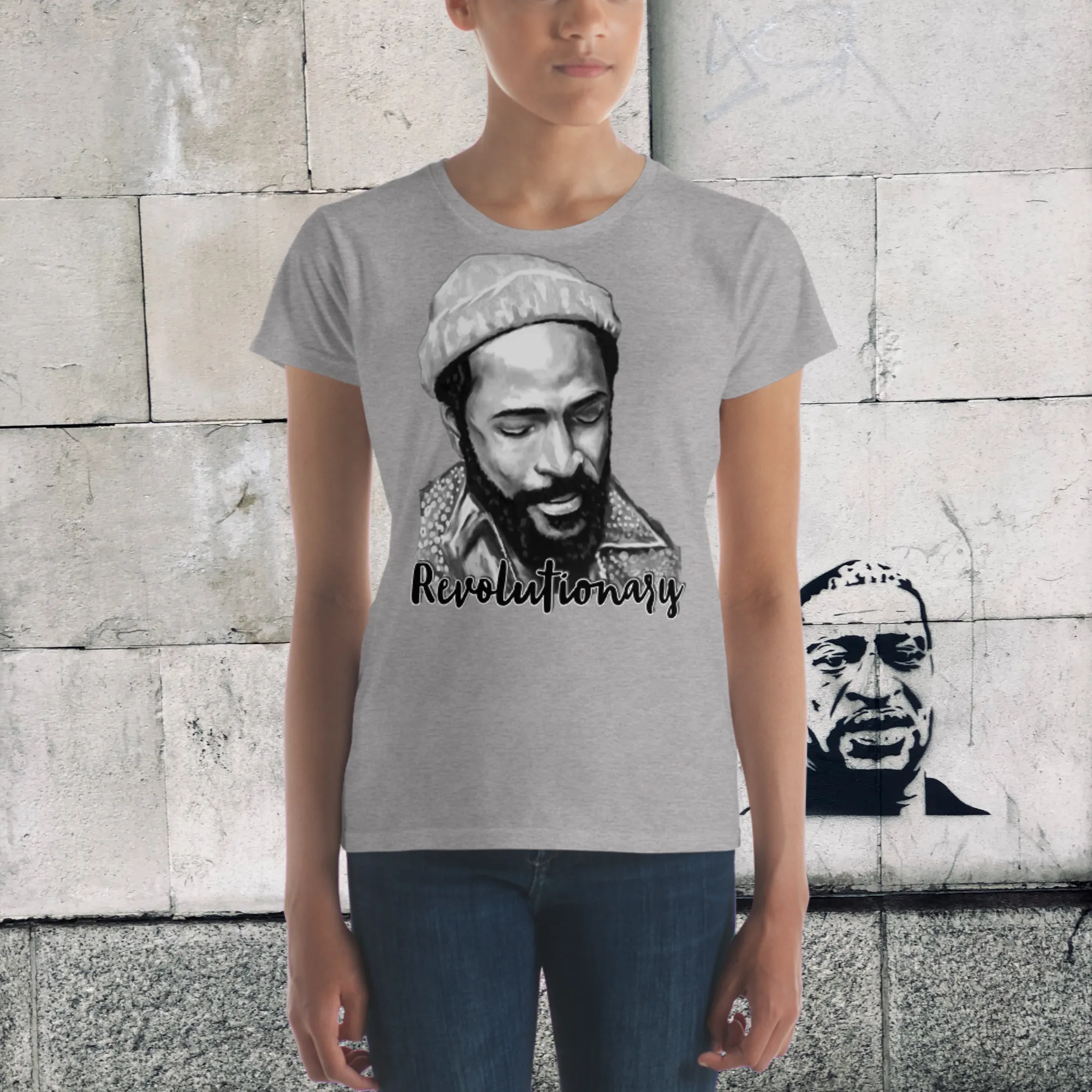 "MARVIN GAYE" Women's Short Sleeve T-shirt