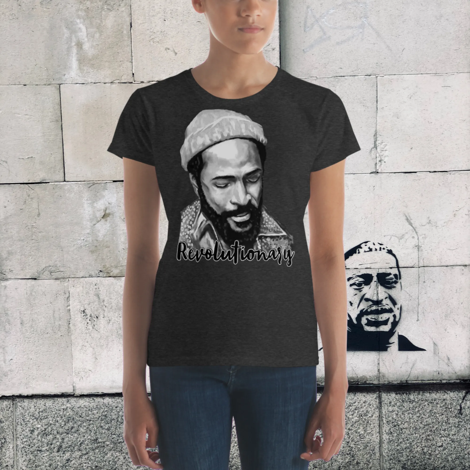 "MARVIN GAYE" Women's Short Sleeve T-shirt