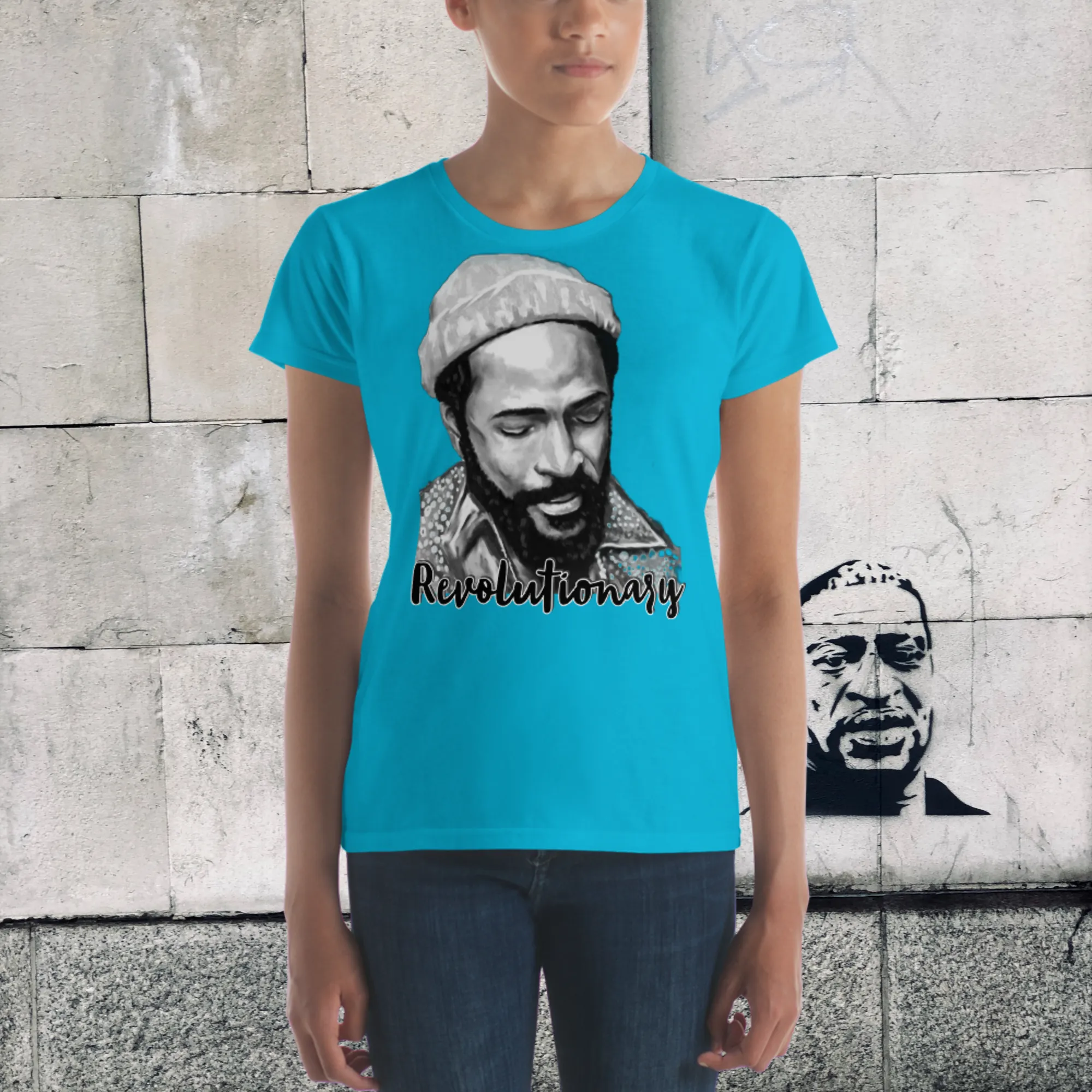 "MARVIN GAYE" Women's Short Sleeve T-shirt