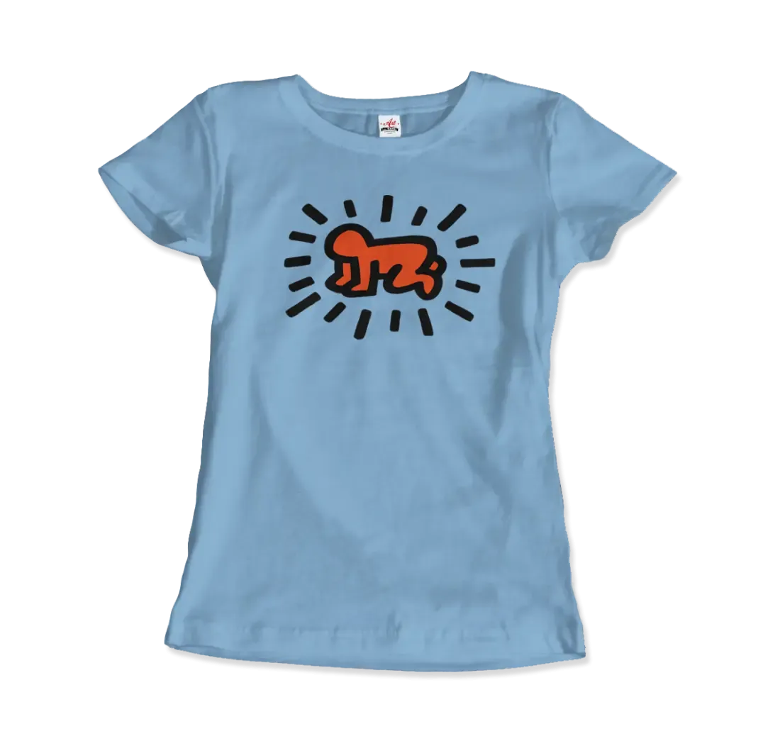 Radiant Baby Icon, 1990 Street Art T-Shirt by Art-O-Rama Shop