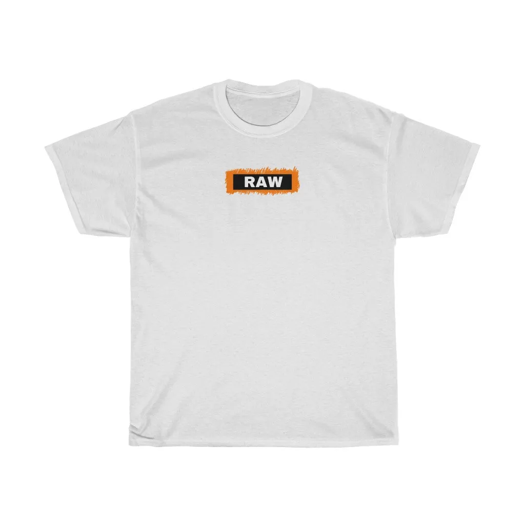 Raw Sushi "ANIMAL STYLE"  ORANG STAMP LOGO Heavy Cotton Tee (limited)