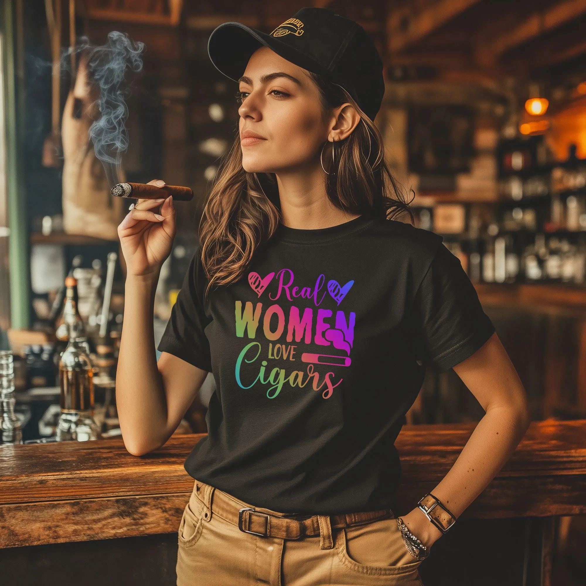 Real Women Smoke Cigars T-Shirt