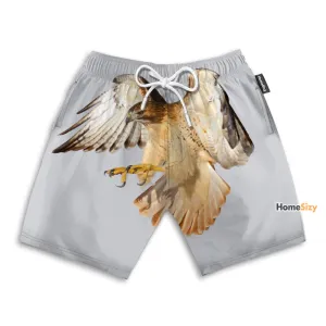 Red Tail Hawk - Beach Shorts