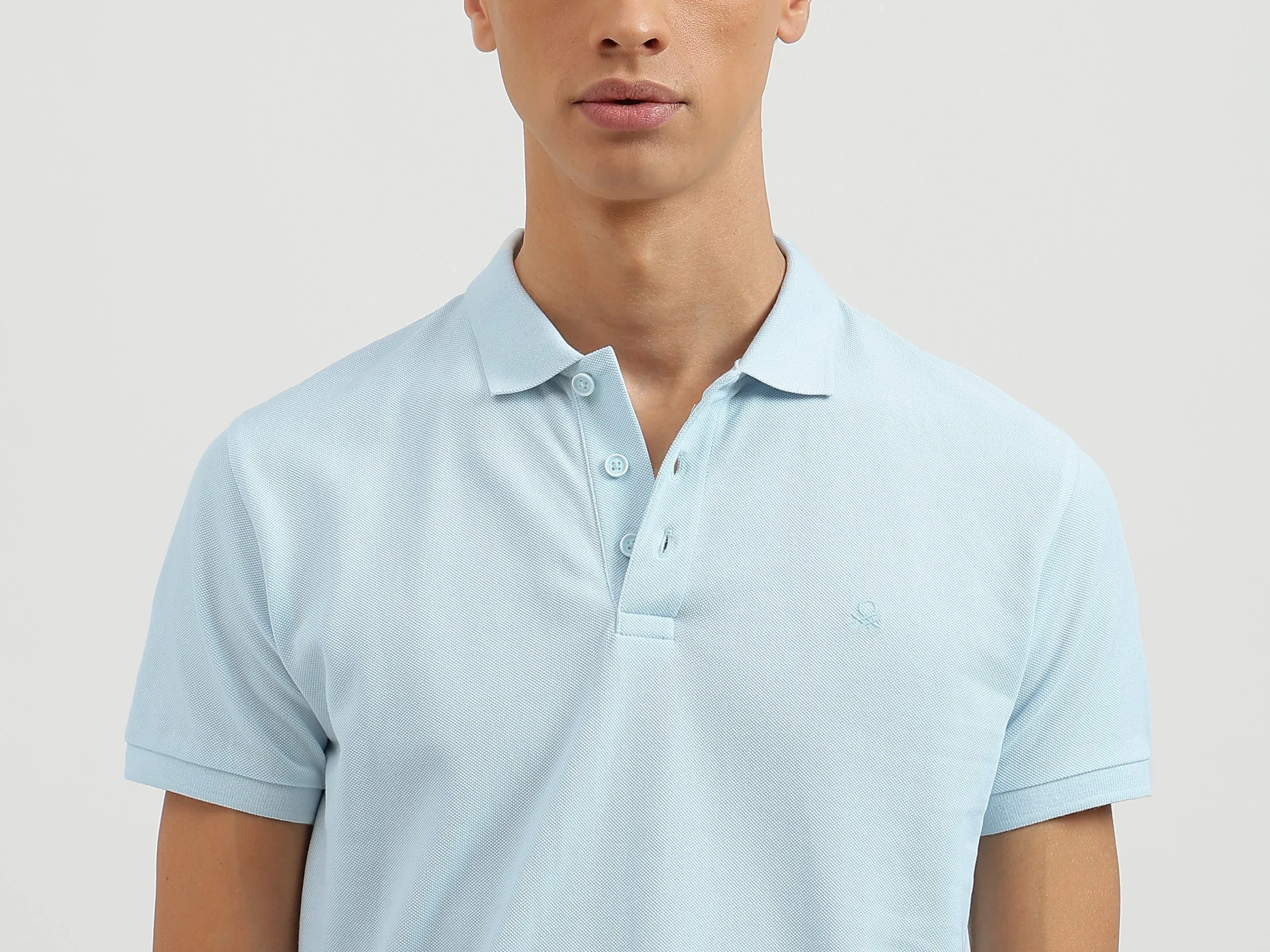 Regular Fit Collared Solid Polo T-Shirt