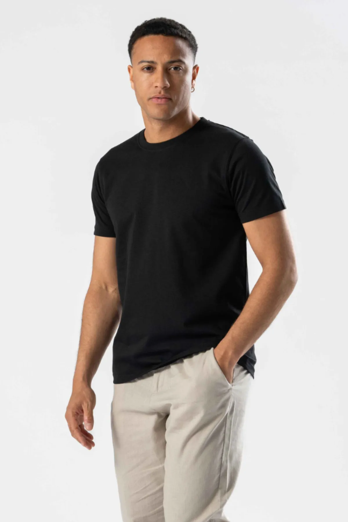 Regular T-shirt - Sort
