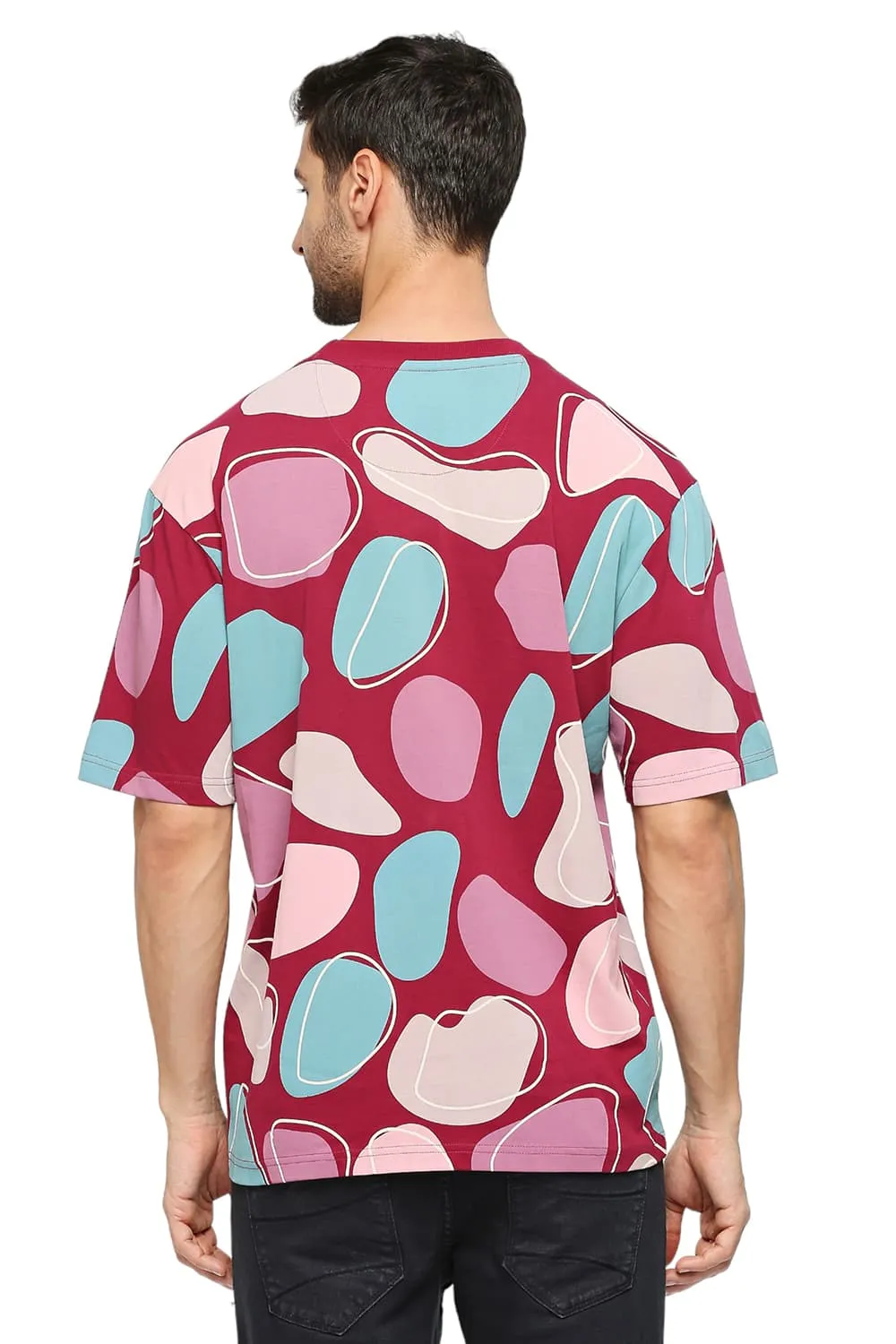 Relaxed Fit Cotton Printed Crew T-shirts