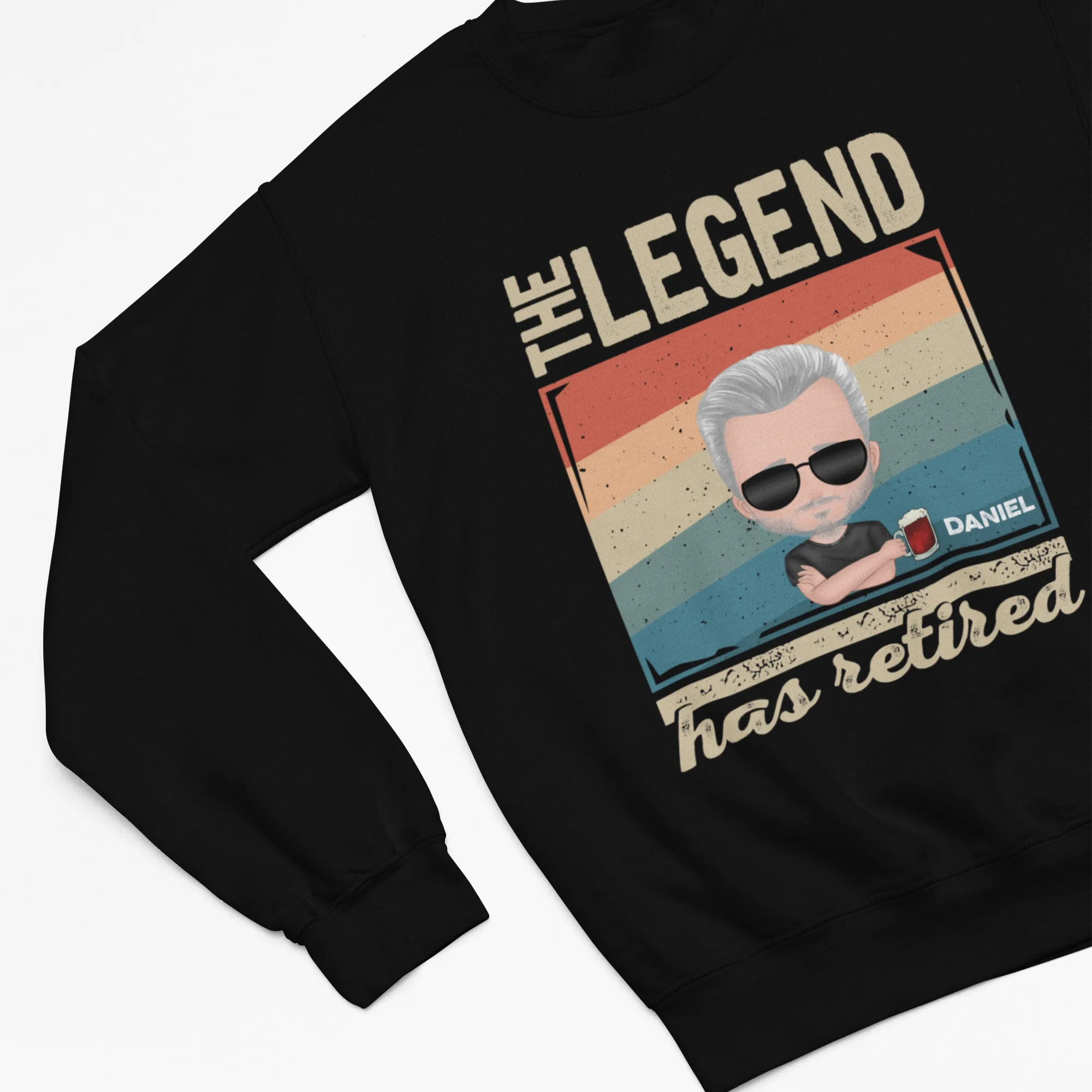 Retirement Personalized Custom Name Shirts, The Legend Has Retired T Shirts, Personalized Retired Shirts, Retirement Gift Shirts