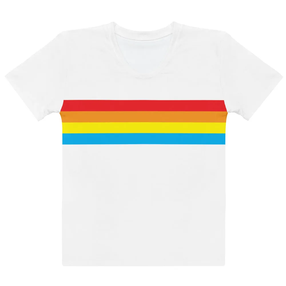 Retro Colors - Sustainably Made Women’s Short Sleeve Tee