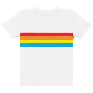 Retro Colors - Sustainably Made Women’s Short Sleeve Tee