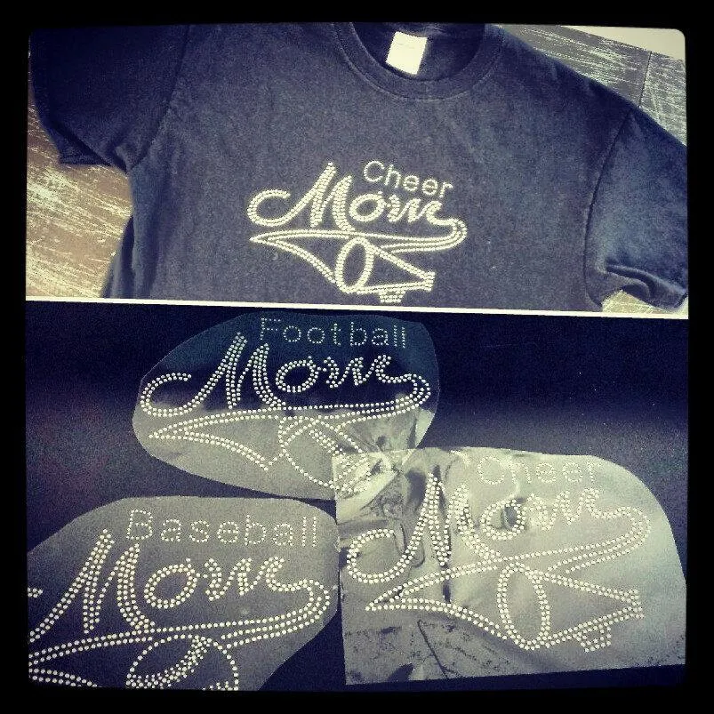 Rhinestones t-shirts for mom.