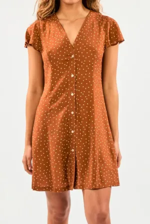 Rip Curl Dreamer Spot Button Through Dress