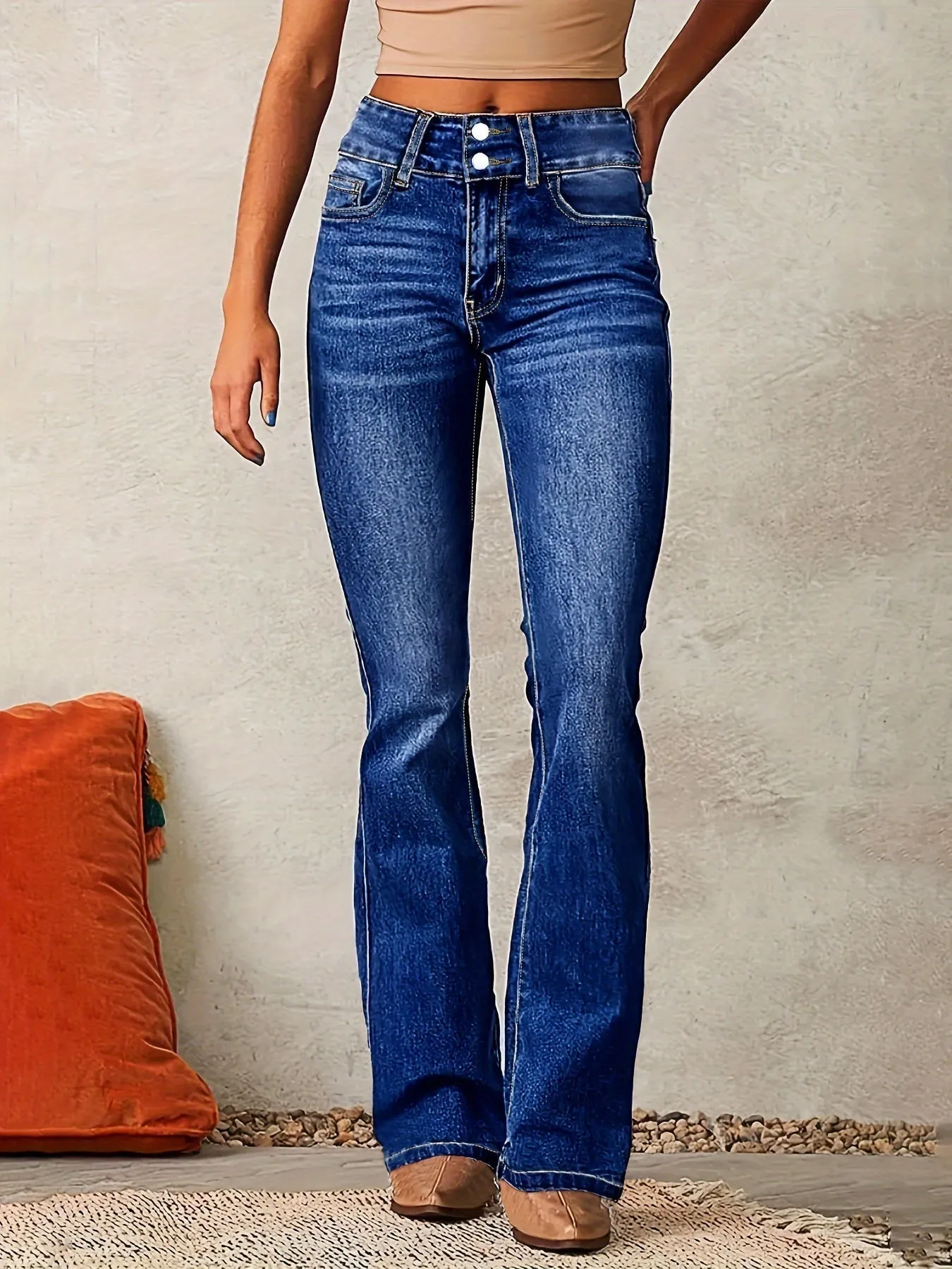 Rosalie | Vintage Look Flared Trousers
