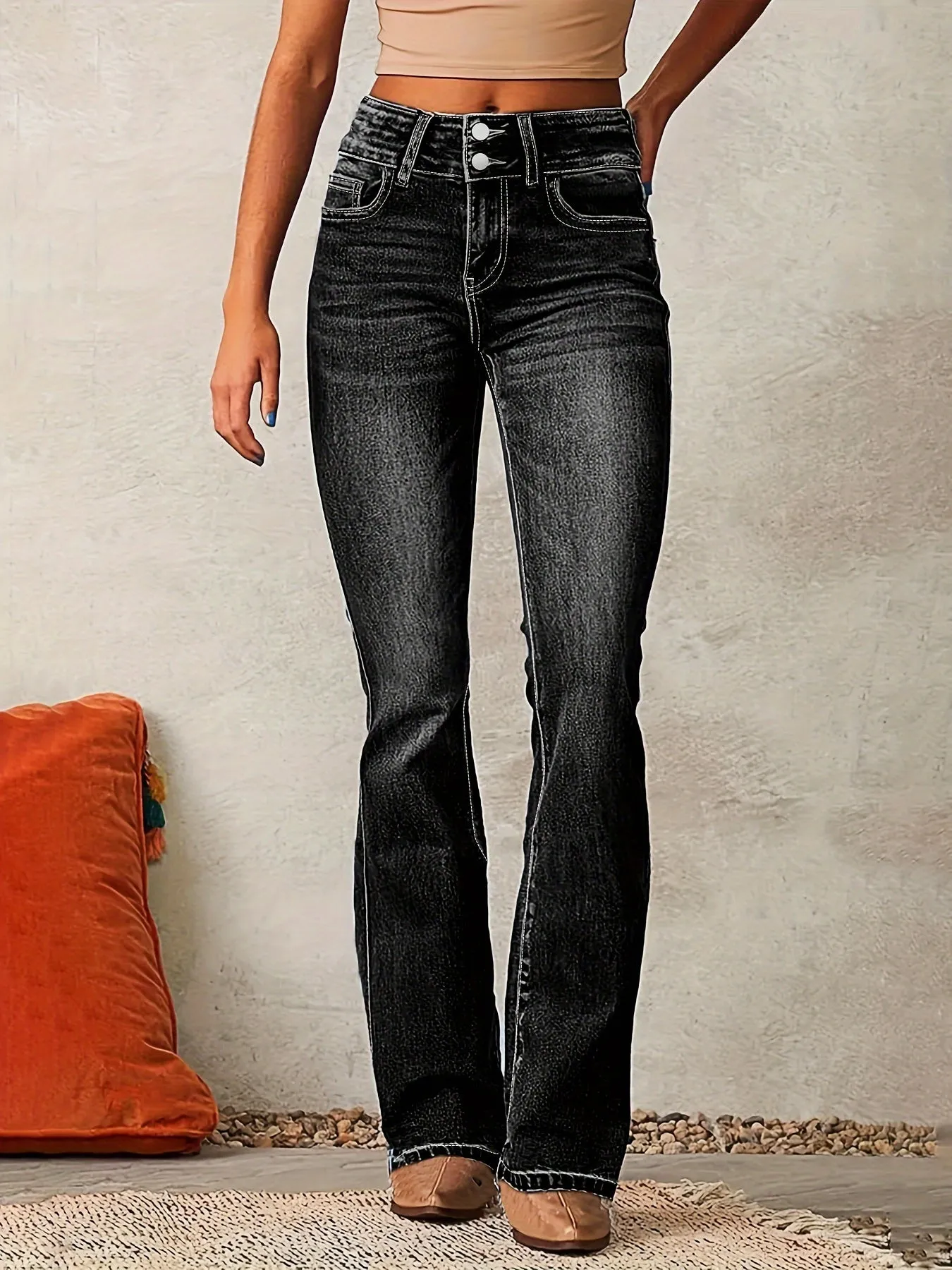 Rosalie | Vintage Look Flared Trousers