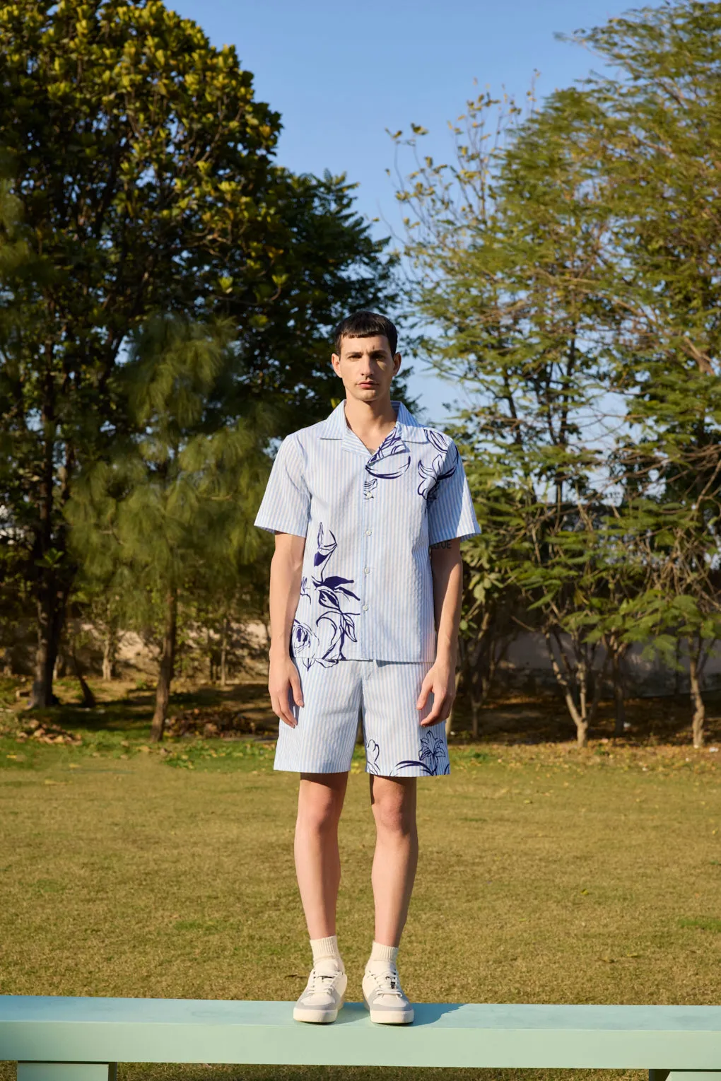 Rosette Stripe Shirt