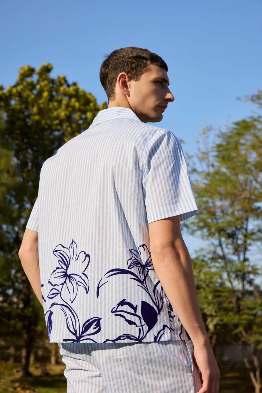 Rosette Stripe Shirt
