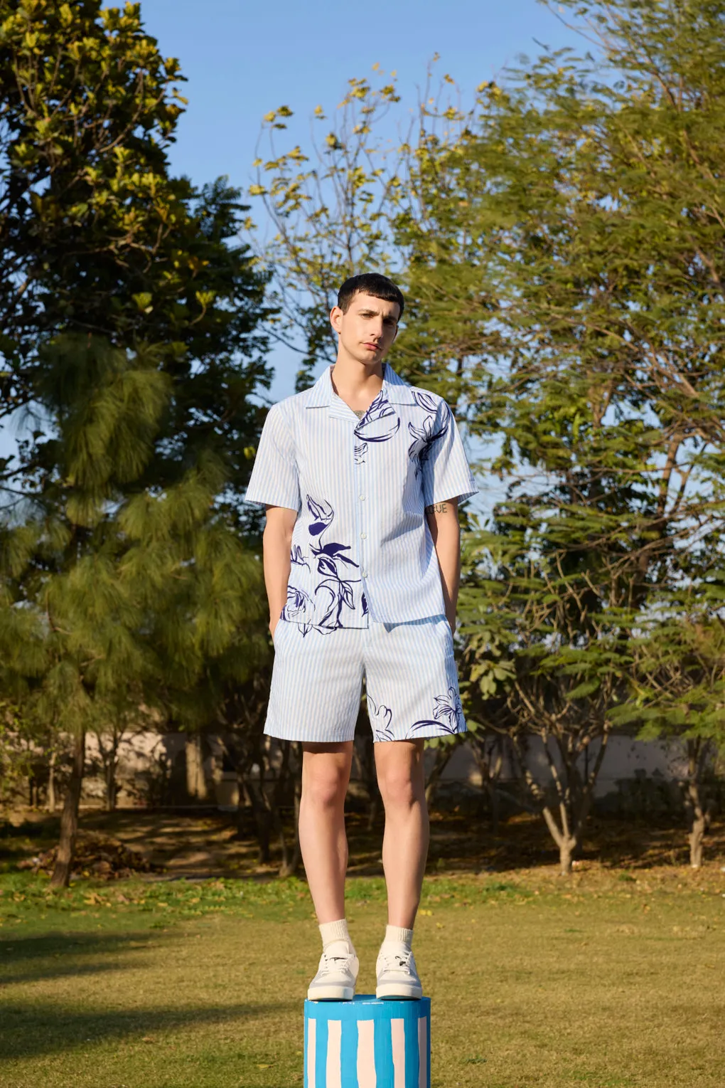 Rosette Stripe Shirt