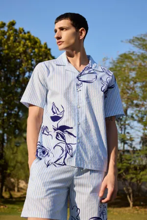 Rosette Stripe Shirt