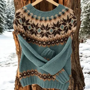 Ruby™ | Vintage Icelandic Knit Sweater