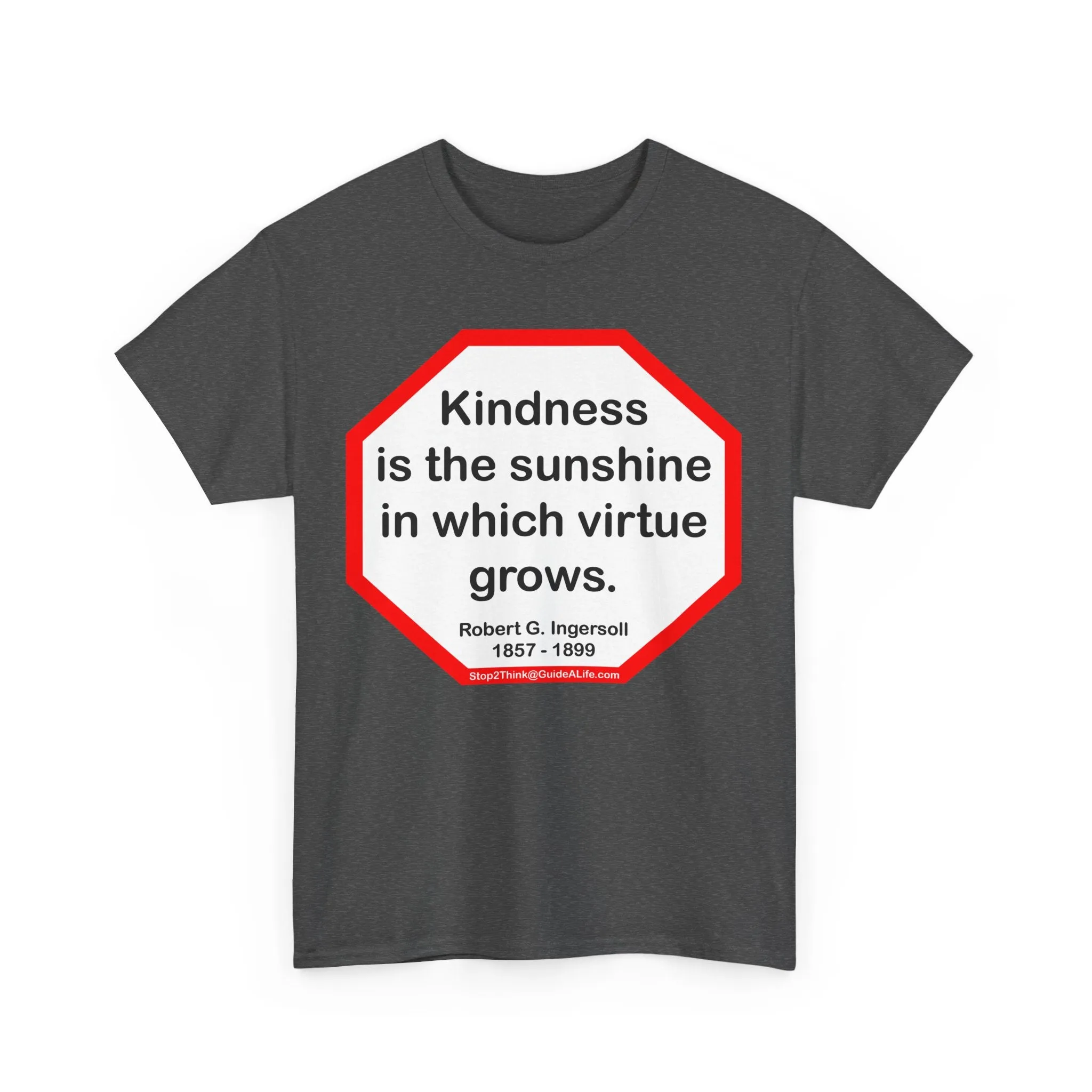 S2T- Kindness is the sunshine in which virtue grows.  -  Robert G. Ingersoll  1857 - 1899