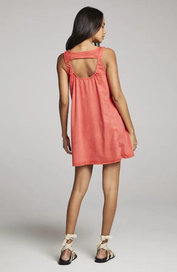Saltwater Luxe Reynolds Mini Dress Poppy