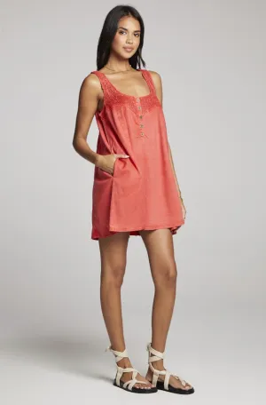 Saltwater Luxe Reynolds Mini Dress Poppy