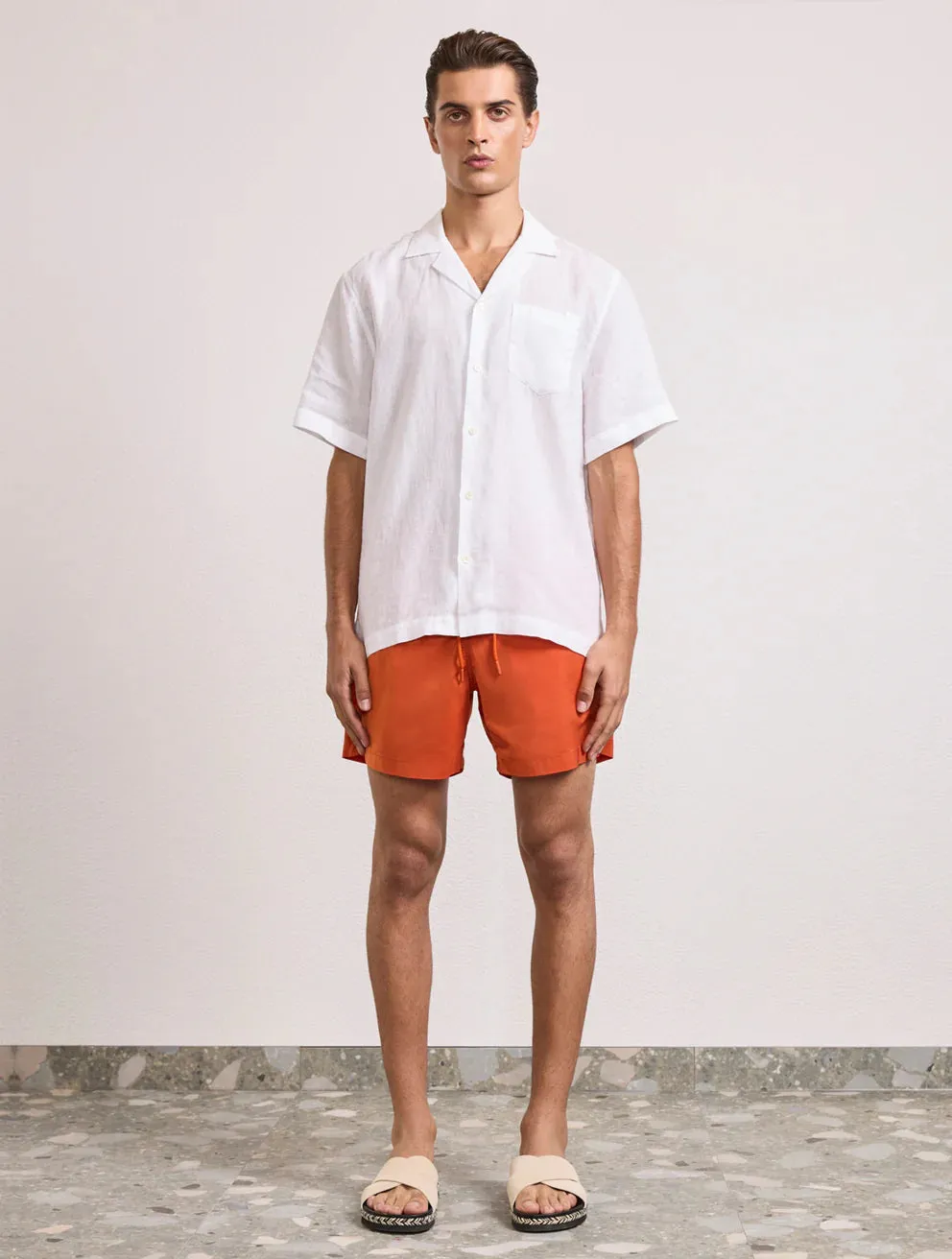 Salvador Elasticated Swimshorts Burnt Orange