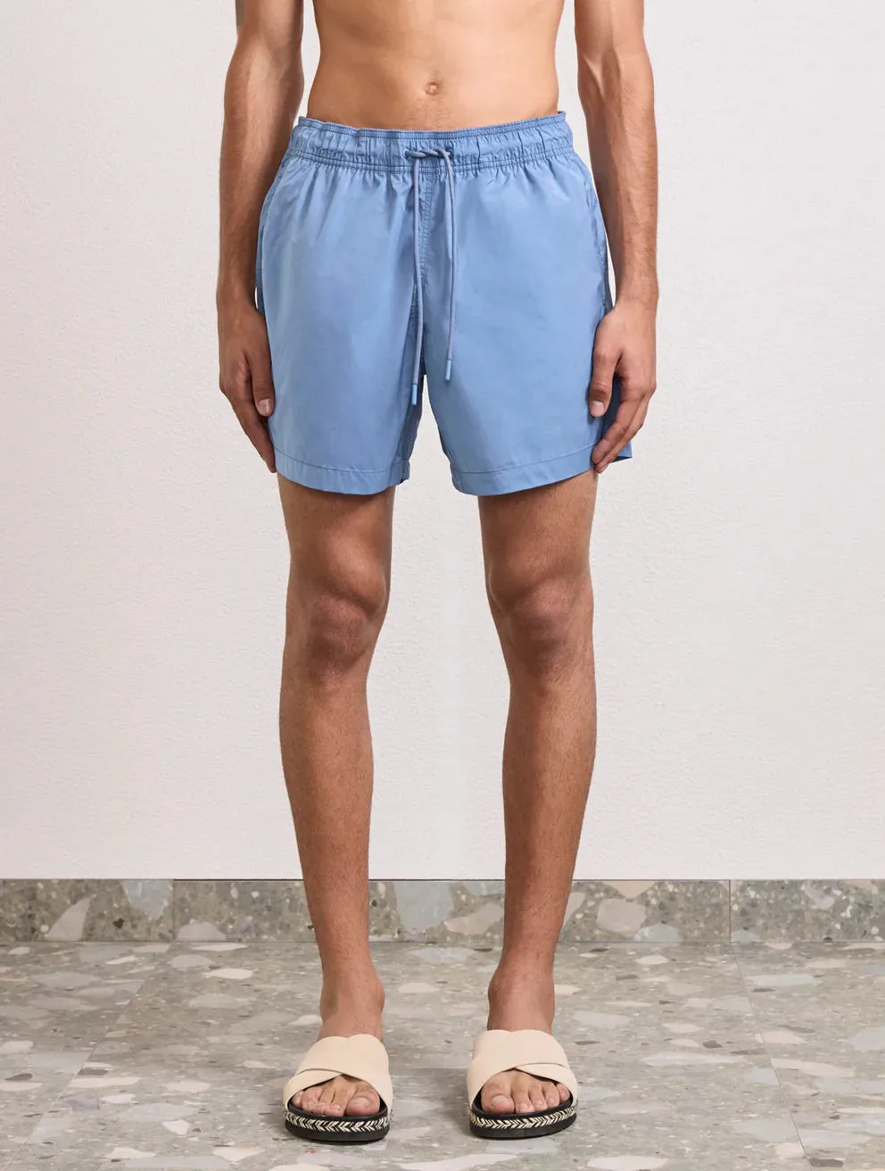 Salvador Elasticated Swimshorts Denim Blue