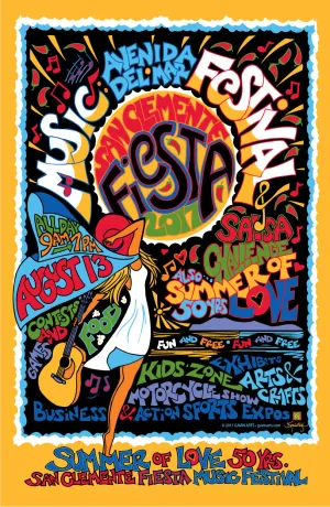 San Clemente Fiesta Music Festival Poster 2017