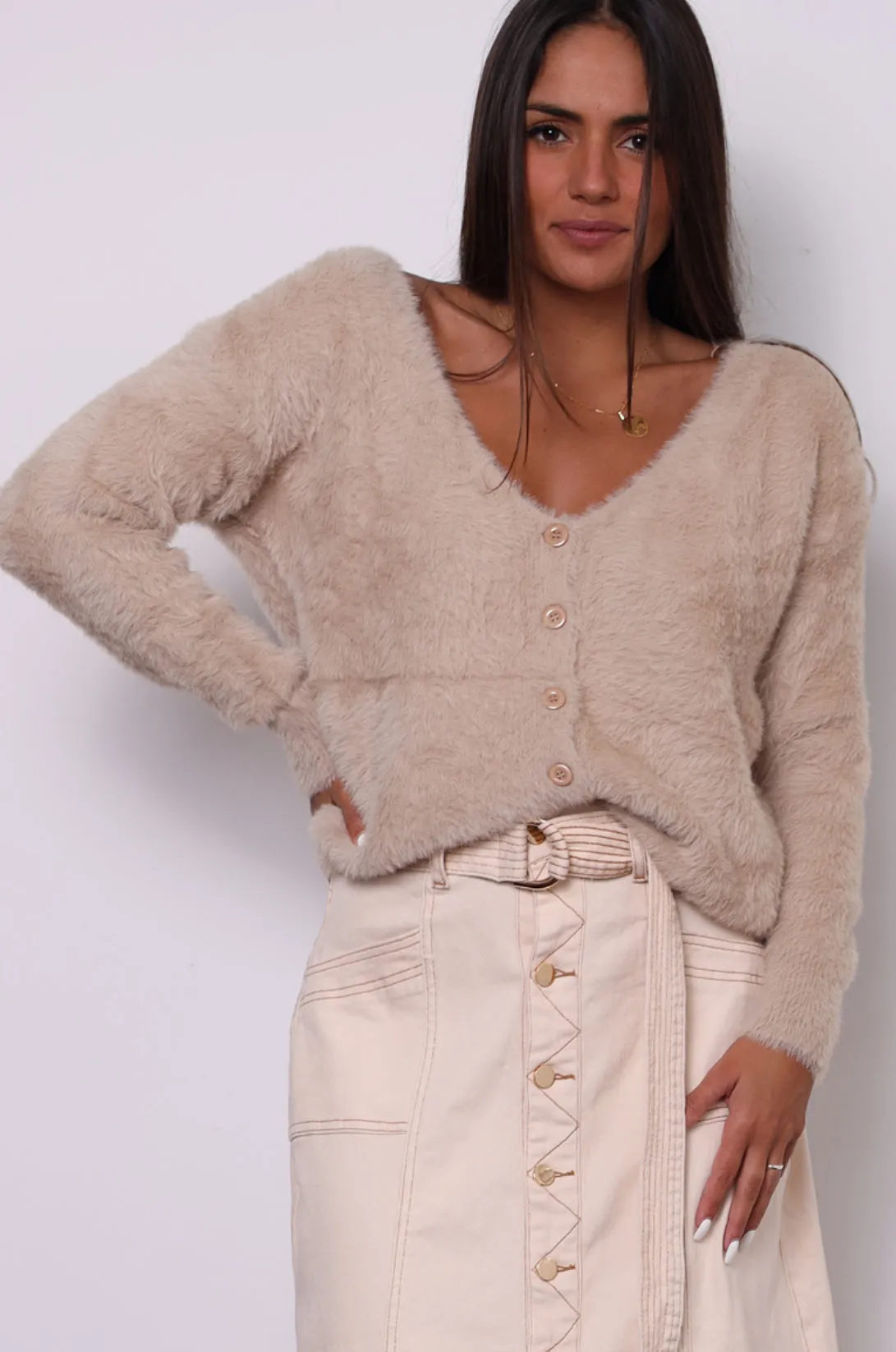 Sandy Cardi - beige