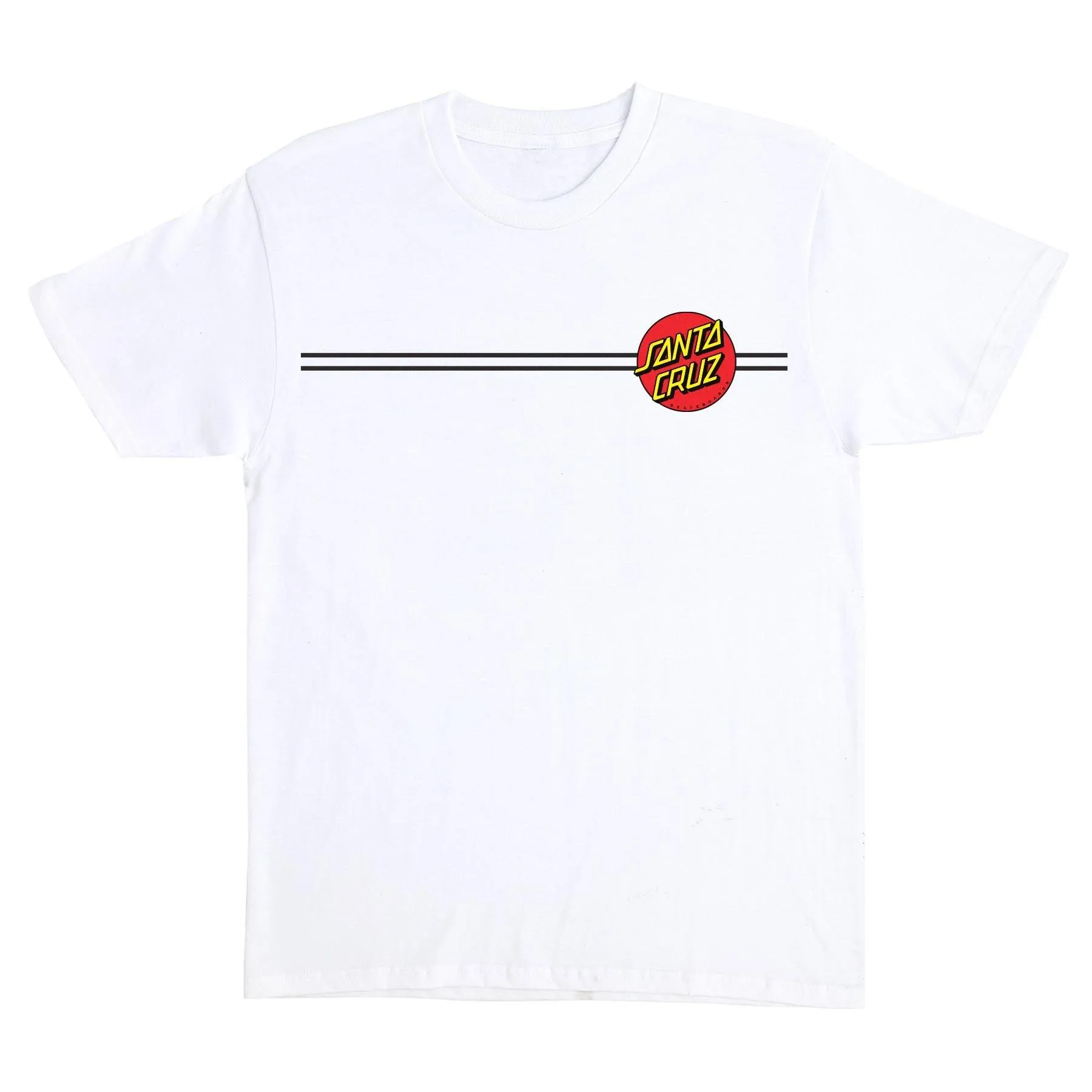 SANTA CRUZ Classic Dot Tee White