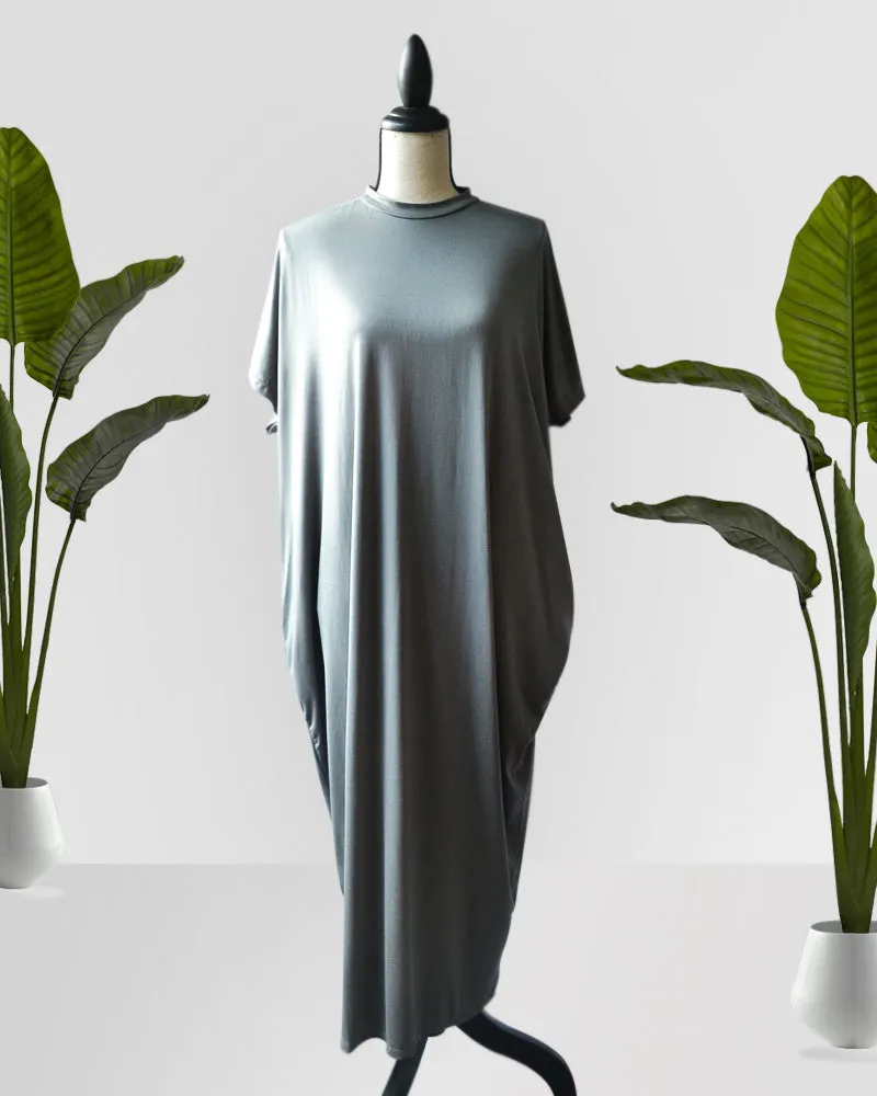 Saskia Relaxed Fit Jersey Maxi Dress