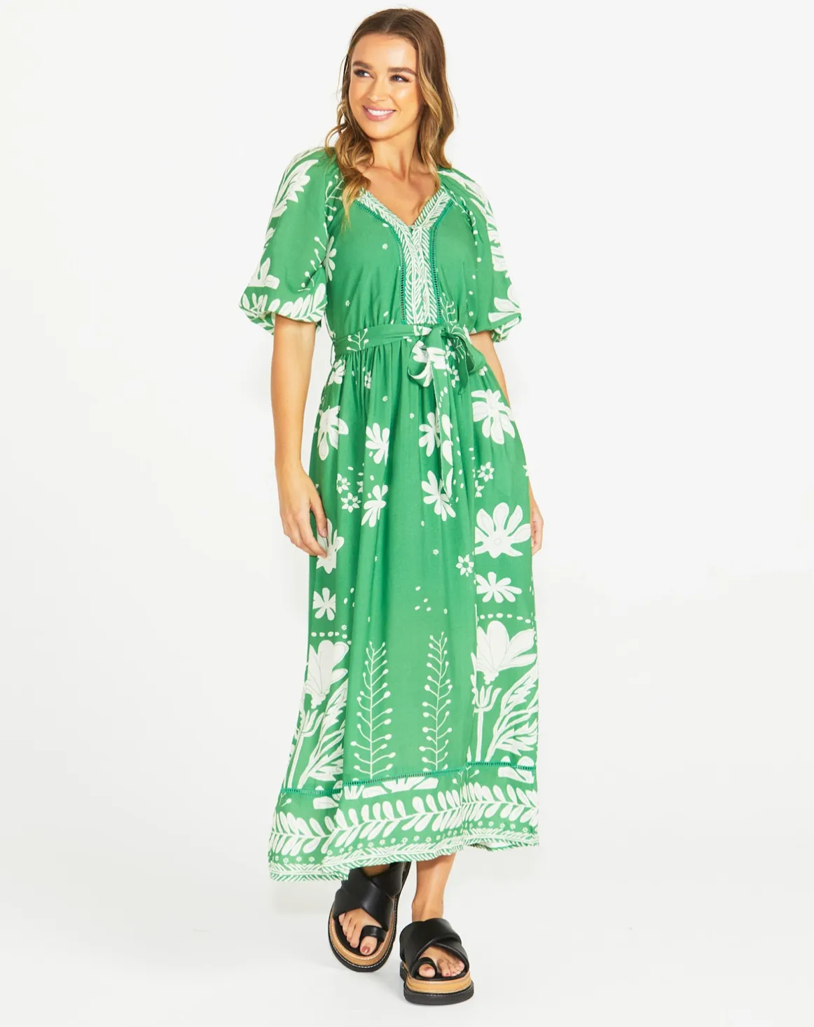 Sass Clothing - Lyndel Dress - Green