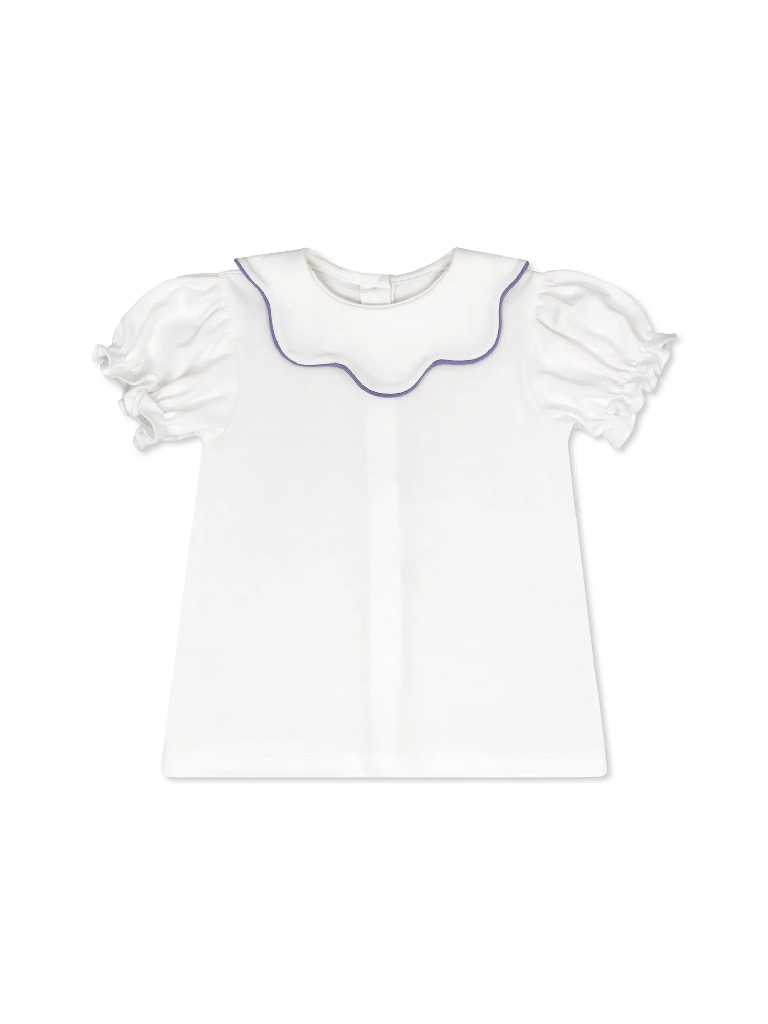 Scarlett Blouse - Legacy White, Playful Purple