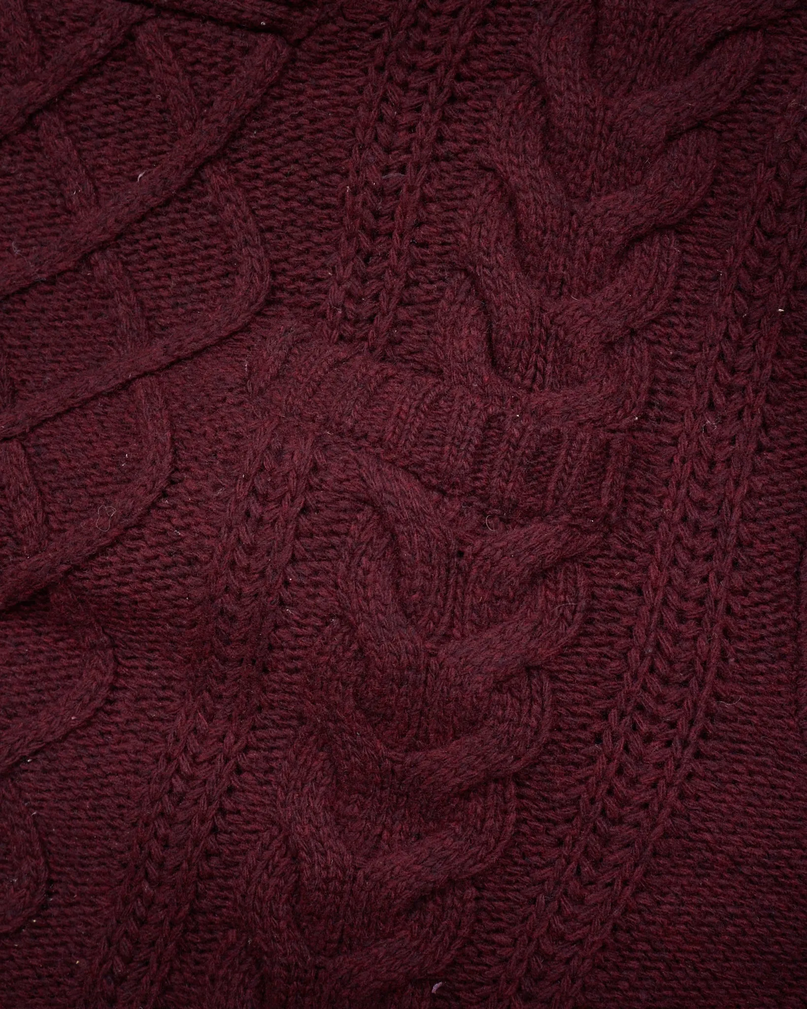 Second Hand Levi's Vintage Clothing Cable Knit Shawl Collar Sweater Size M