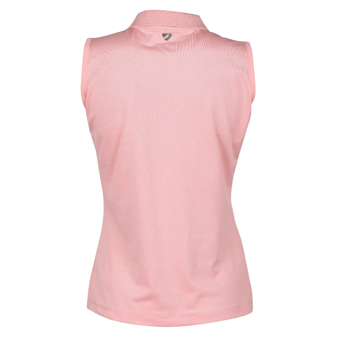 Shires Aubrion Poise Ladies Rose Sleeveless Tech Polo - UK 18