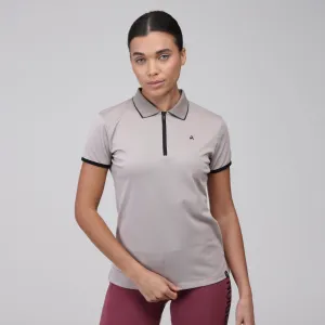 Shires Sand Aubrion React Ladies Tech Polo