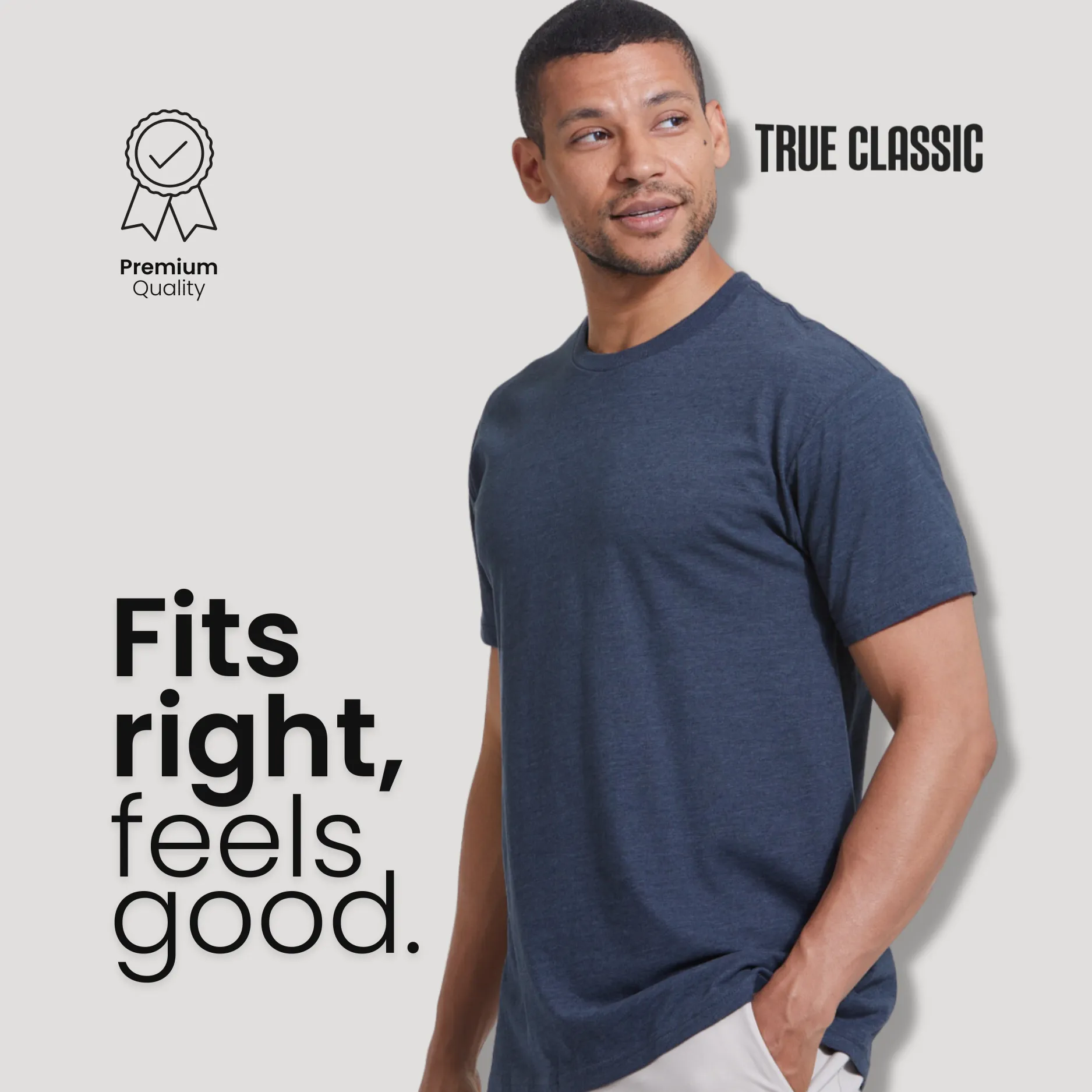 Short Sleeve Crew Neck T-Shirt - Premium comfort fit, Confident Muscle Definition, Ultra-soft material, All day menswear value, Everyday workwear