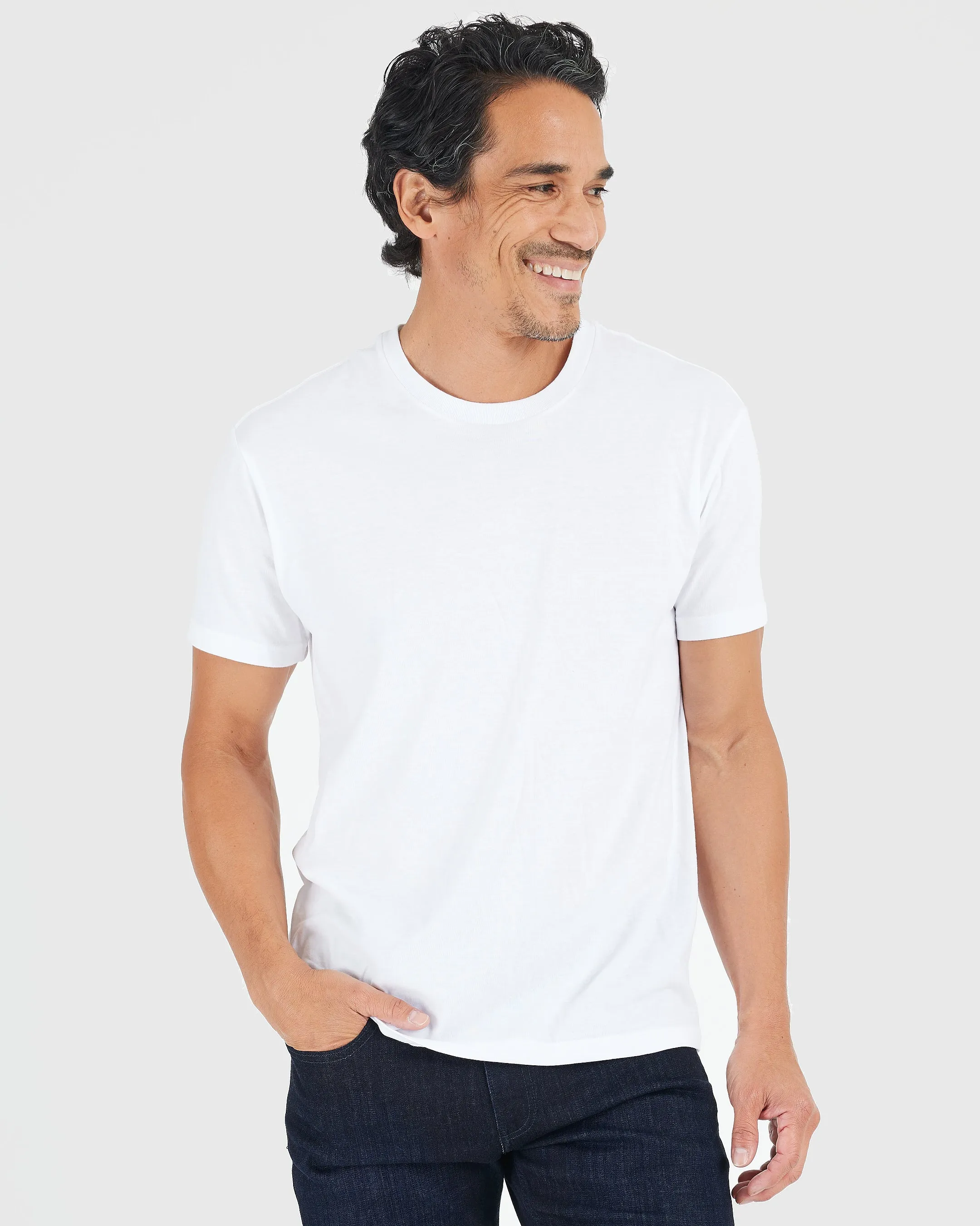 Short Sleeve Crew Neck T-Shirt - Premium comfort fit, Confident Muscle Definition, Ultra-soft material, All day menswear value, Everyday workwear