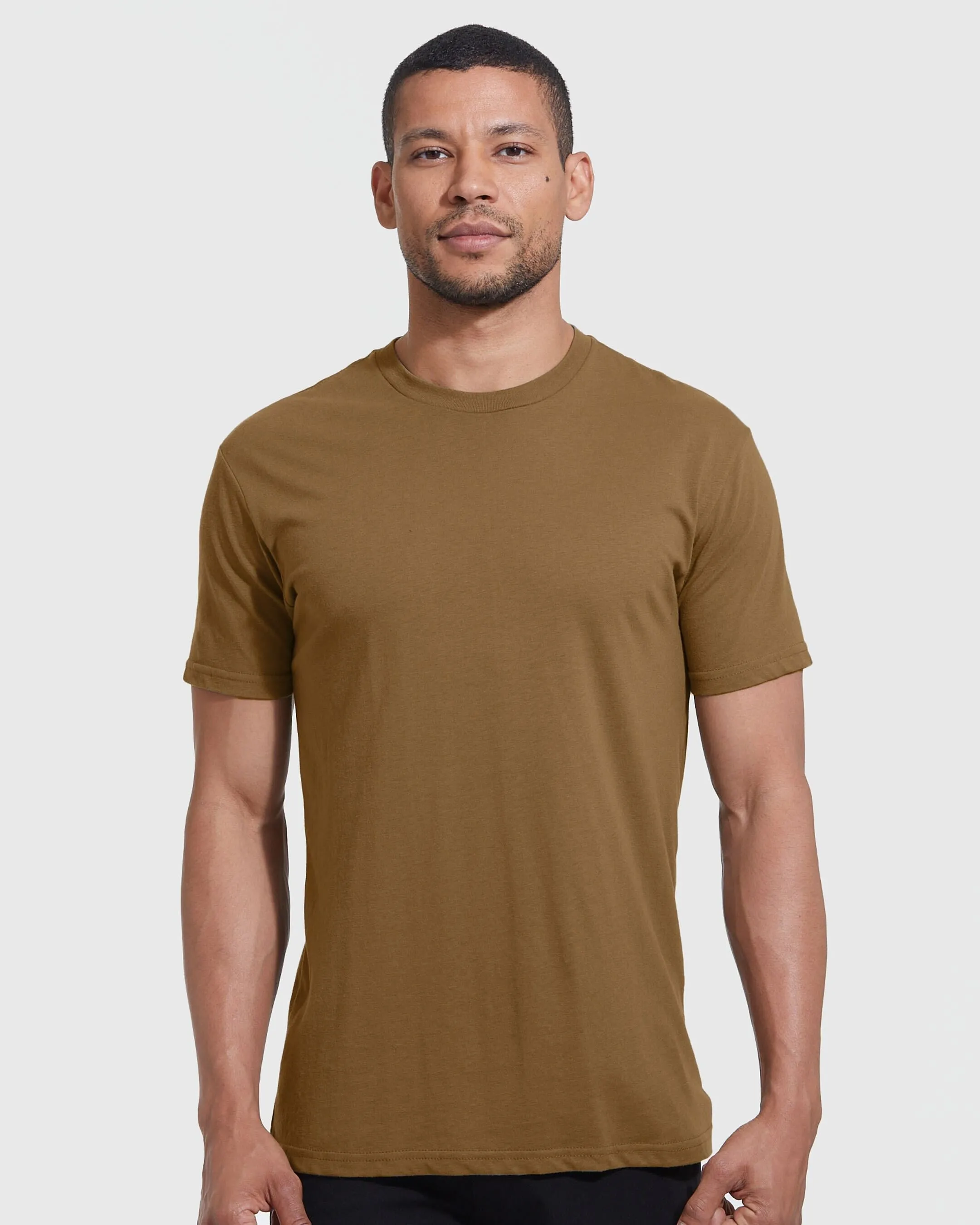 Short Sleeve Crew Neck T-Shirt - Premium comfort fit, Confident Muscle Definition, Ultra-soft material, All day menswear value, Everyday workwear
