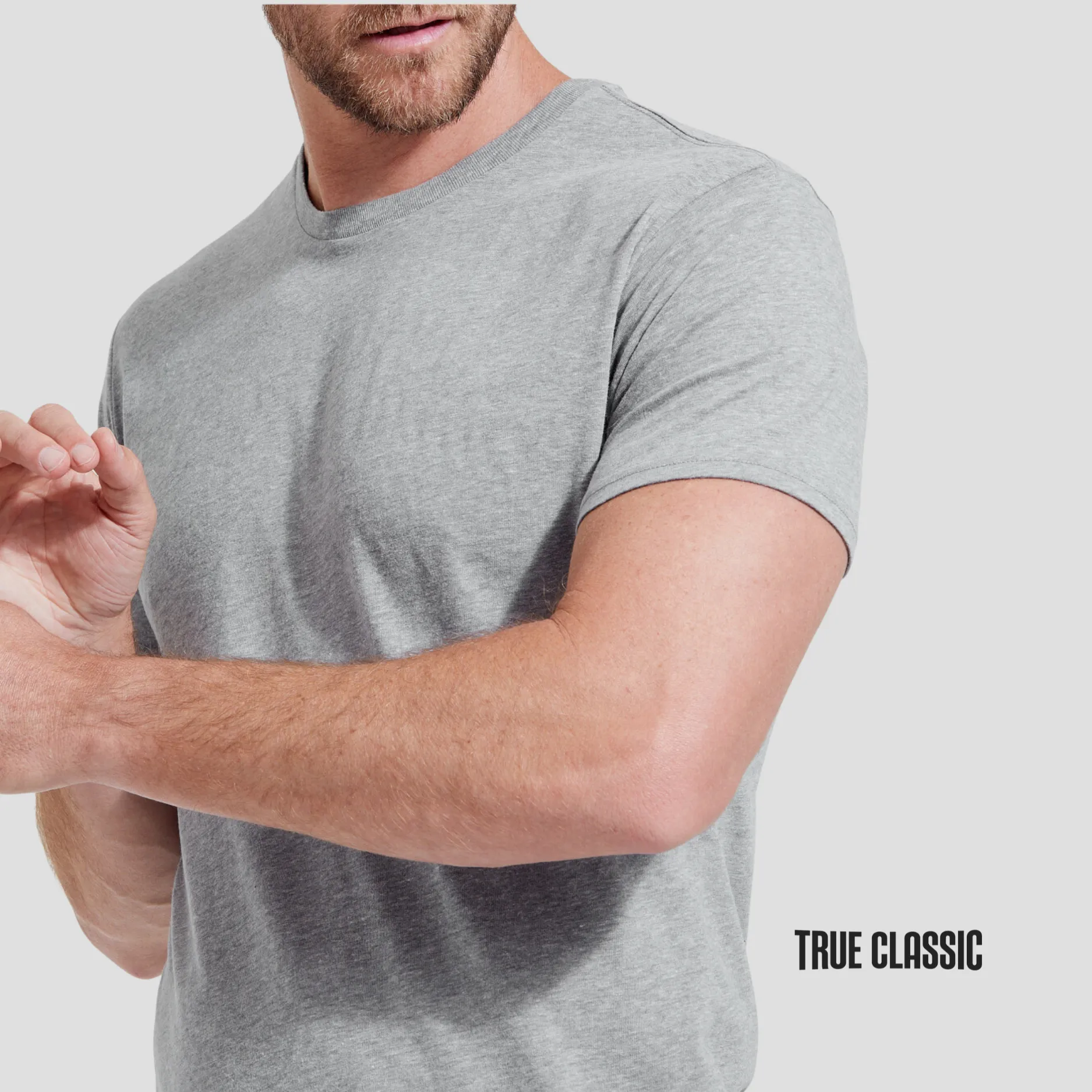Short Sleeve Crew Neck T-Shirt - Premium comfort fit, Confident Muscle Definition, Ultra-soft material, All day menswear value, Everyday workwear