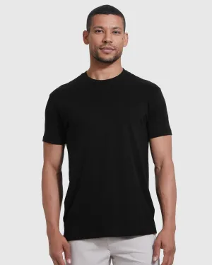 Short Sleeve Crew Neck T-Shirt - Premium comfort fit, Confident Muscle Definition, Ultra-soft material, All day menswear value, Everyday workwear