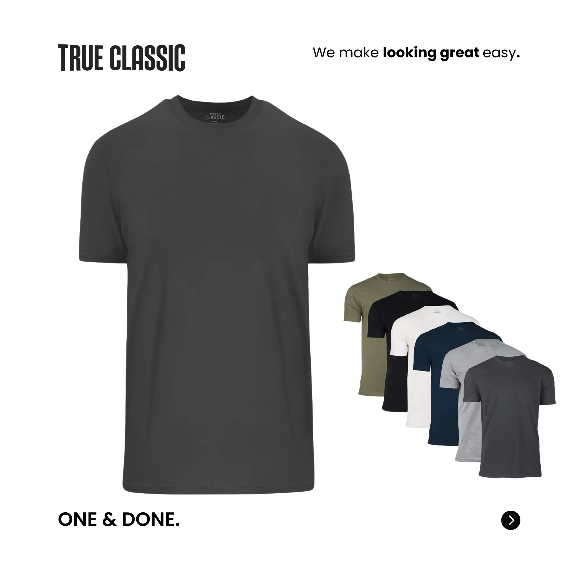 Short Sleeve Crew Neck T-Shirt - Premium comfort fit, Confident Muscle Definition, Ultra-soft material, All day menswear value, Everyday workwear