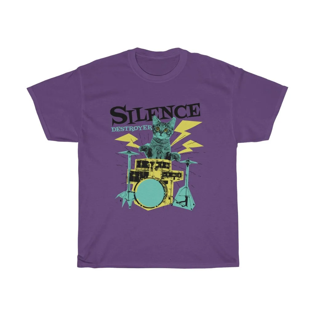 Silence Cat  Tee