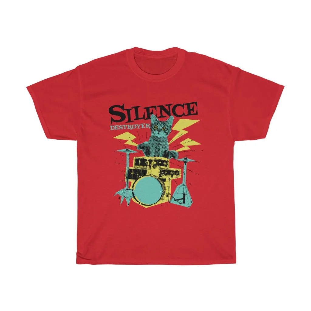 Silence Cat  Tee